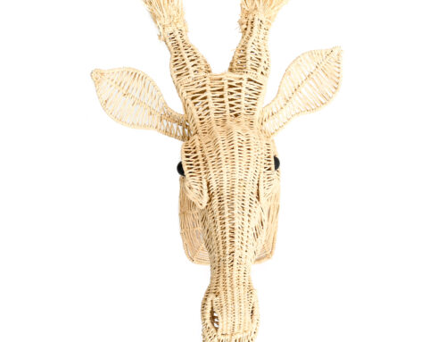 Raffia African Animal Heads