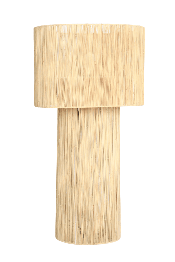 Raffia lamps